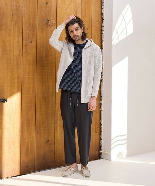 MEN'S BIGI / メンズビギ カーディガン・ボレロ | ウォッシャブル釦レスパーカーカーディガン | 詳細1