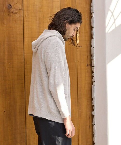 MEN'S BIGI / メンズビギ カーディガン・ボレロ | ウォッシャブル釦レスパーカーカーディガン | 詳細2