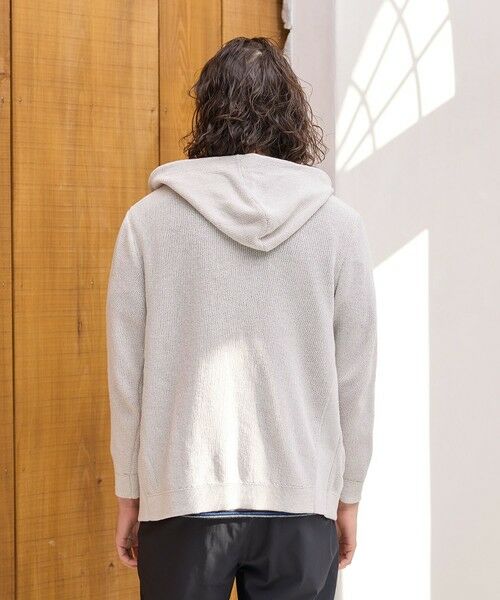 MEN'S BIGI / メンズビギ カーディガン・ボレロ | ウォッシャブル釦レスパーカーカーディガン | 詳細3