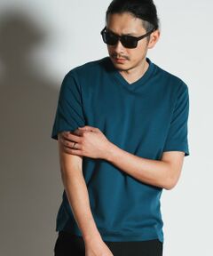 MEN'S BIGI / メンズビギ Tシャツ | シルケットスムースVネックTシャツ