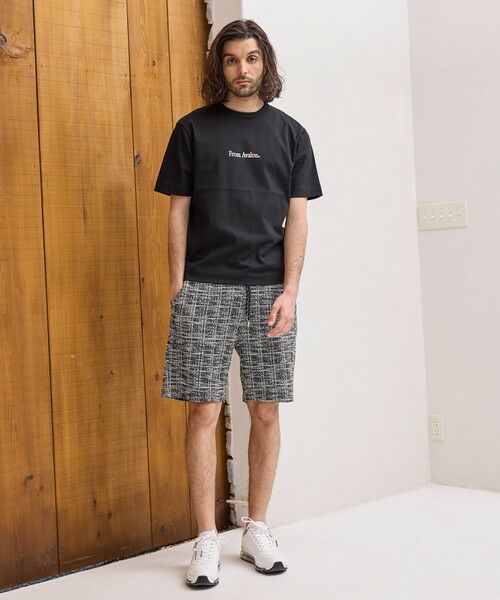 MEN'S BIGI / メンズビギ Tシャツ | ストレッチスムースフロッキープリントT | 詳細5