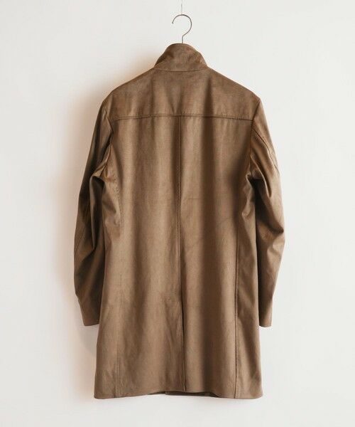MEN'S BIGI / メンズビギ ダウンジャケット・ベスト | フェイクスエードスタンドカラースリムコート | 詳細10