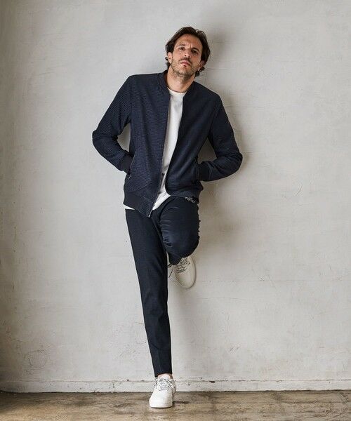 MEN'S BIGI / メンズビギ ブルゾン | シャイニーダイヤモンドチェックドビーモールツィードボンバージャケット | 詳細10