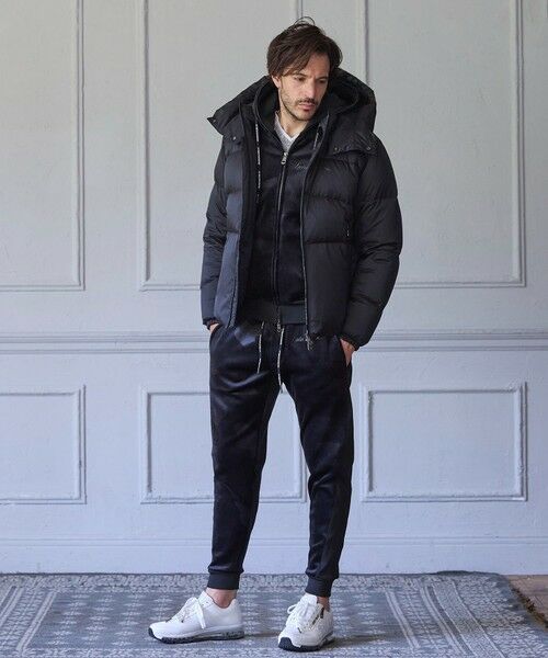 MEN'S BIGI / メンズビギ チノ・ワークパンツ | 1PIU1UGUALE3 別注シャドーベルベットセットアップジョガーパンツ | 詳細3