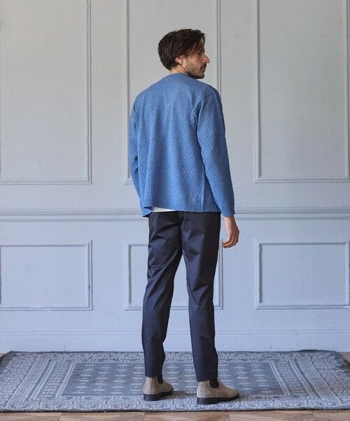 MEN'S BIGI / メンズビギ カーディガン・ボレロ | シアー デサイン ボタンレス カーディガン | 詳細13