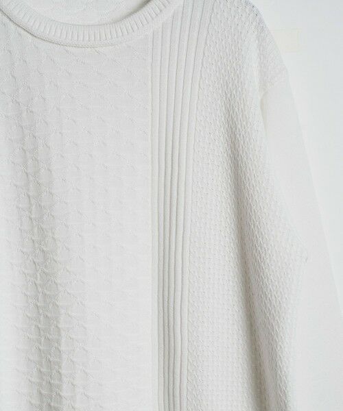 MEN'S BIGI / メンズビギ ニット・セーター | ハイゲージ(12GG)ウール混ニット | 詳細1