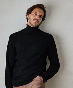 MEN'S BIGI / メンズビギ ニット・セーター | ハイゲージ(12GG)タートルネックニット