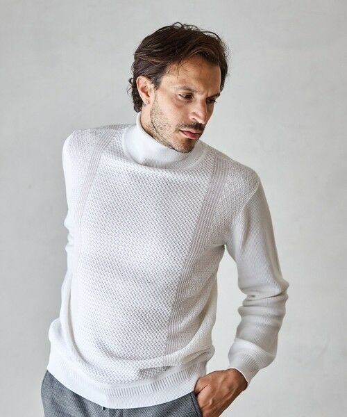 MEN'S BIGI / メンズビギ ニット・セーター | ハイゲージ(12GG)タートルネックニット | 詳細4