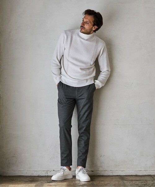 MEN'S BIGI / メンズビギ ニット・セーター | ハイゲージ(12GG)タートルネックニット | 詳細1
