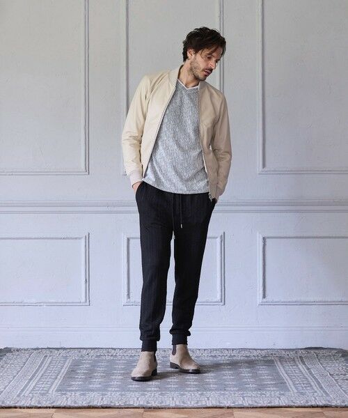 MEN'S BIGI / メンズビギ ブルゾン | ラムセミネイキッドレザーボンバージャケット | 詳細1