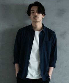 MEN'S BIGI / メンズビギ シャツ・ブラウス | ストレッチカチオン レギュラーカラーシャツ