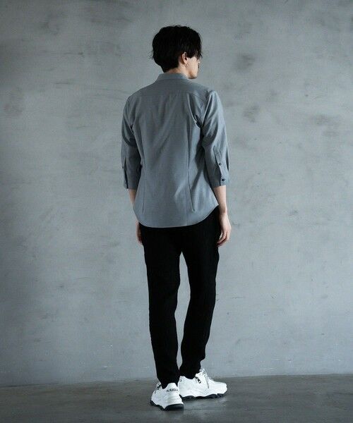 MEN'S BIGI / メンズビギ シャツ・ブラウス | ストレッチカチオン レギュラーカラーシャツ | 詳細2