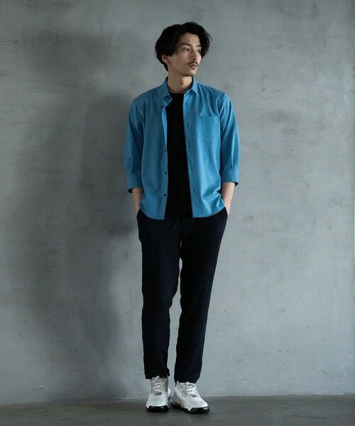 MEN'S BIGI / メンズビギ シャツ・ブラウス | ストレッチカチオン レギュラーカラーシャツ | 詳細7
