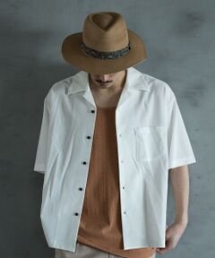 MEN'S BIGI / メンズビギ シャツ・ブラウス | シャイニングテレコジャージオープンカラーシャツ