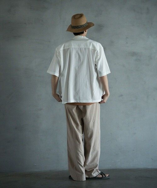 MEN'S BIGI / メンズビギ シャツ・ブラウス | シャイニングテレコジャージオープンカラーシャツ | 詳細2