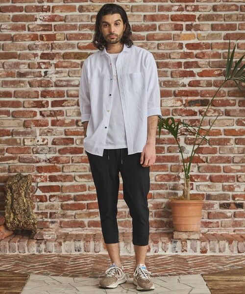 MEN'S BIGI / メンズビギ シャツ・ブラウス | COOL　MAXリネン混7分袖シャツ | 詳細1