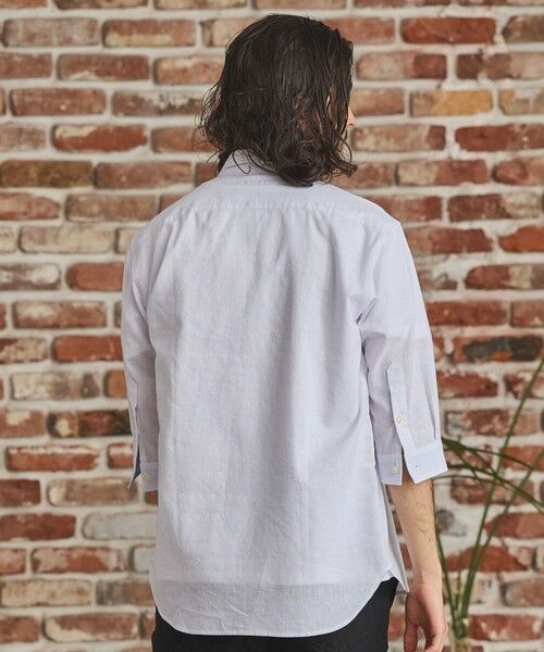 MEN'S BIGI / メンズビギ シャツ・ブラウス | COOL　MAXリネン混7分袖シャツ | 詳細3