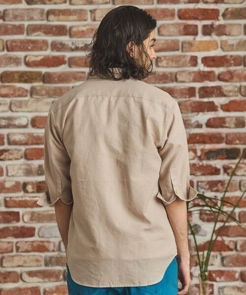 MEN'S BIGI / メンズビギ シャツ・ブラウス | COOL　MAXリネン混7分袖シャツ | 詳細6