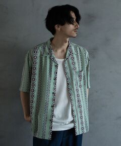 MEN'S BIGI / メンズビギ シャツ・ブラウス | 70'Sヴィンテージライクオープンカラーシャツ