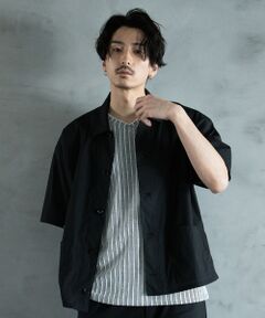 MEN'S BIGI / メンズビギ シャツ・ブラウス | ペーパーナイロンシャツブルゾン