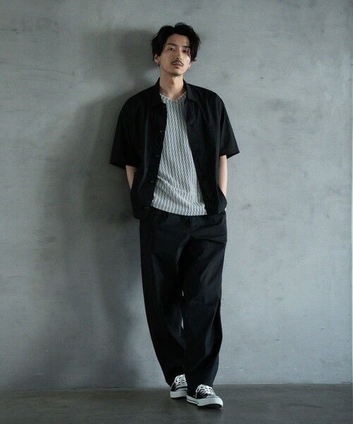 MEN'S BIGI / メンズビギ シャツ・ブラウス | ペーパーナイロンシャツブルゾン | 詳細1