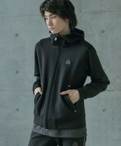MEN'S BIGI / メンズビギ スウェット | ダイヤフクレジャガードスタンドパーカー