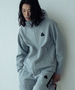 MEN'S BIGI / メンズビギ スウェット | ダイヤフクレジャガードスタンドパーカー