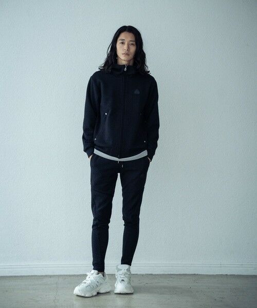 MEN'S BIGI / メンズビギ スウェット | ダイヤフクレジャガードスタンドパーカー | 詳細1