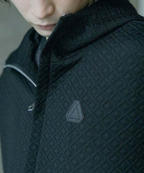 MEN'S BIGI / メンズビギ スウェット | ダイヤフクレジャガードスタンドパーカー | 詳細4