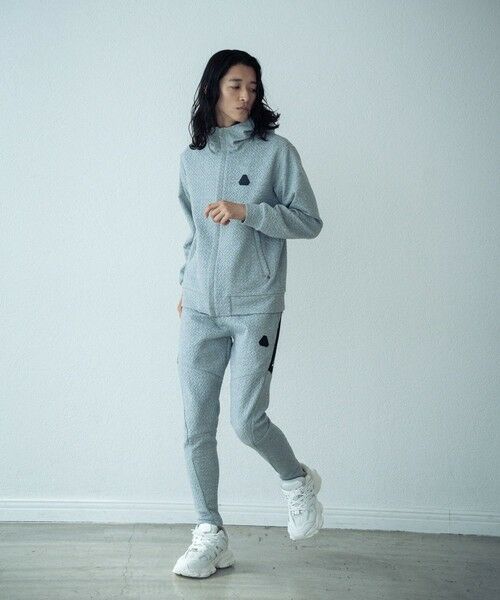 MEN'S BIGI / メンズビギ スウェット | ダイヤフクレジャガードスタンドパーカー | 詳細6