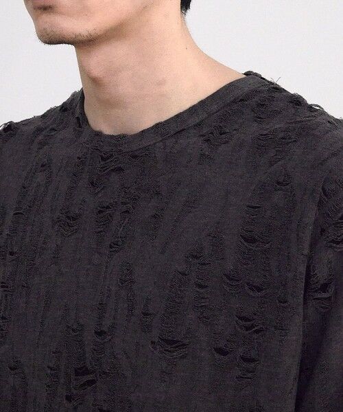 MEN'S BIGI / メンズビギ Tシャツ | オーバーダメージTシャツ | 詳細6