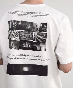 MEN'S BIGI / メンズビギ Tシャツ | アメリカンコットンバックフォトプリントT