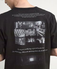 MEN'S BIGI / メンズビギ Tシャツ | アメリカンコットンバックフォトプリントT