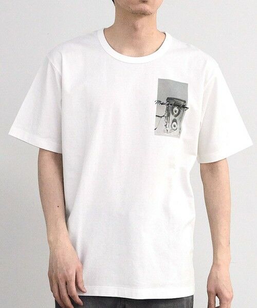 MEN'S BIGI / メンズビギ Tシャツ | アメリカンコットンバックフォトプリントT | 詳細1