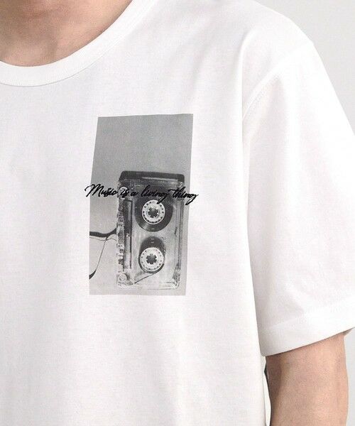 MEN'S BIGI / メンズビギ Tシャツ | アメリカンコットンバックフォトプリントT | 詳細3