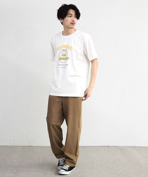 MEN'S BIGI / メンズビギ Tシャツ | アメリカンコットンロゴプリントTシャツ | 詳細1