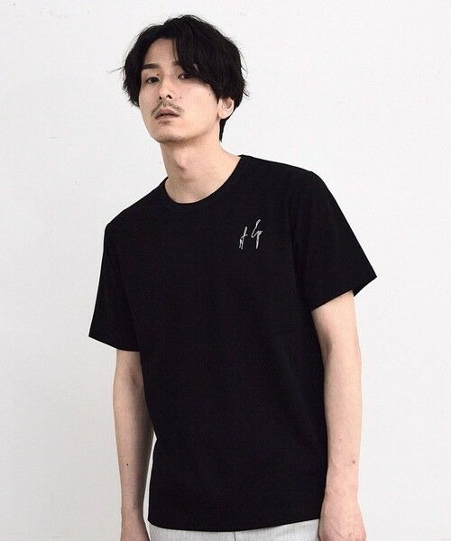 MEN'S BIGI / メンズビギ Tシャツ | シルケットバックロゴプリントTシャツ | 詳細5