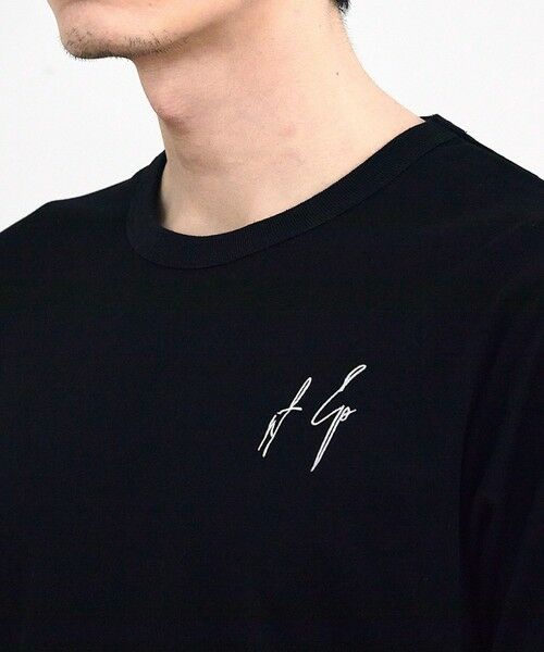 MEN'S BIGI / メンズビギ Tシャツ | シルケットバックロゴプリントTシャツ | 詳細7