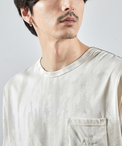 MEN'S BIGI / メンズビギ Tシャツ | ウォッシュダメージ加工ポケットＴシャツ | 詳細3