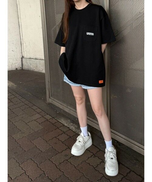 MEN'S BIGI / メンズビギ Tシャツ | ユニバーサルオーバーオール別注ポケットプリントTシャツ | 詳細11