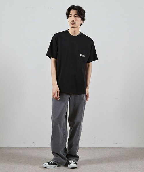 MEN'S BIGI / メンズビギ Tシャツ | ユニバーサルオーバーオール別注ポケットプリントTシャツ | 詳細7