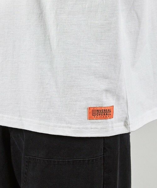 MEN'S BIGI / メンズビギ Tシャツ | ユニバーサルオーバーオール別注ビンテージ加工プリントTシャツ | 詳細3