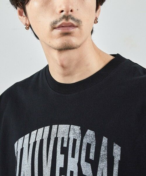 MEN'S BIGI / メンズビギ Tシャツ | ユニバーサルオーバーオール別注ビンテージ加工プリントTシャツ | 詳細8