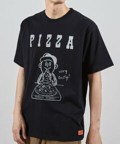 MEN'S BIGI / メンズビギ Tシャツ | ユニバーサルオーバーオール別注　WINDY JRビンテージ加工プリントTシャツ