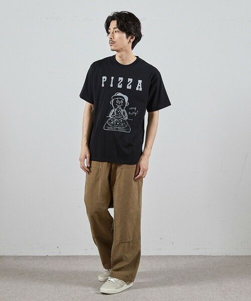 MEN'S BIGI / メンズビギ Tシャツ | ユニバーサルオーバーオール別注　WINDY JRビンテージ加工プリントTシャツ | 詳細6