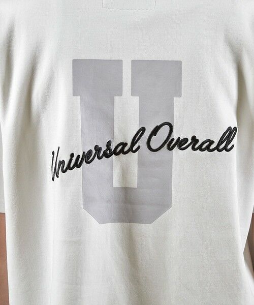 MEN'S BIGI / メンズビギ Tシャツ | ユニバーサルオーバーオール別注バックプリントロゴししゅうポケットTシャツ | 詳細6