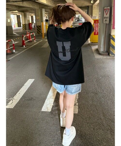 MEN'S BIGI / メンズビギ Tシャツ | ユニバーサルオーバーオール別注バックプリントロゴししゅうポケットTシャツ | 詳細9