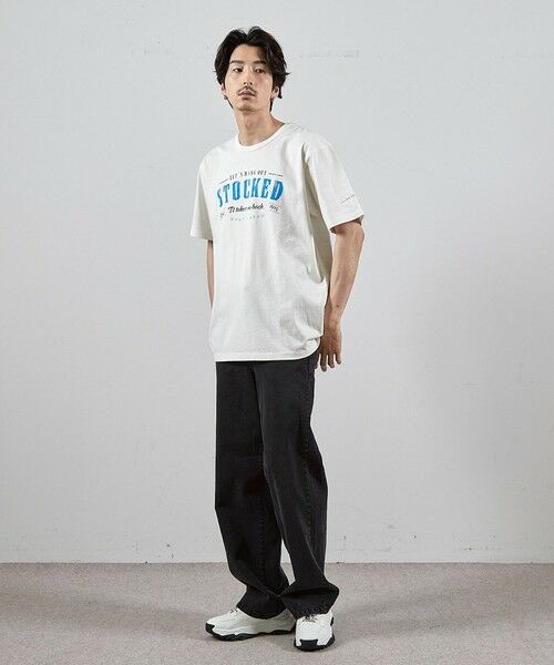 MEN'S BIGI / メンズビギ Tシャツ | ビンテージロゴUSAコットンTシャツ | 詳細1