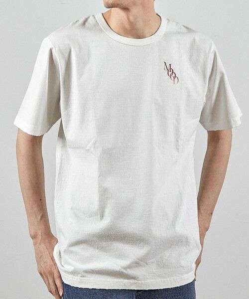 MEN'S BIGI / メンズビギ Tシャツ | ビンテージワードロゴUSAコットンTシャツ（ホワイト）