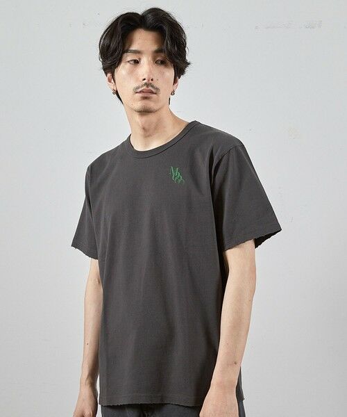 MEN'S BIGI / メンズビギ Tシャツ | ビンテージワードロゴUSAコットンTシャツ | 詳細5